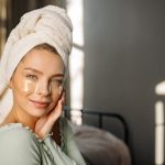 natural skincare routine glowing radiant skin woman morning light