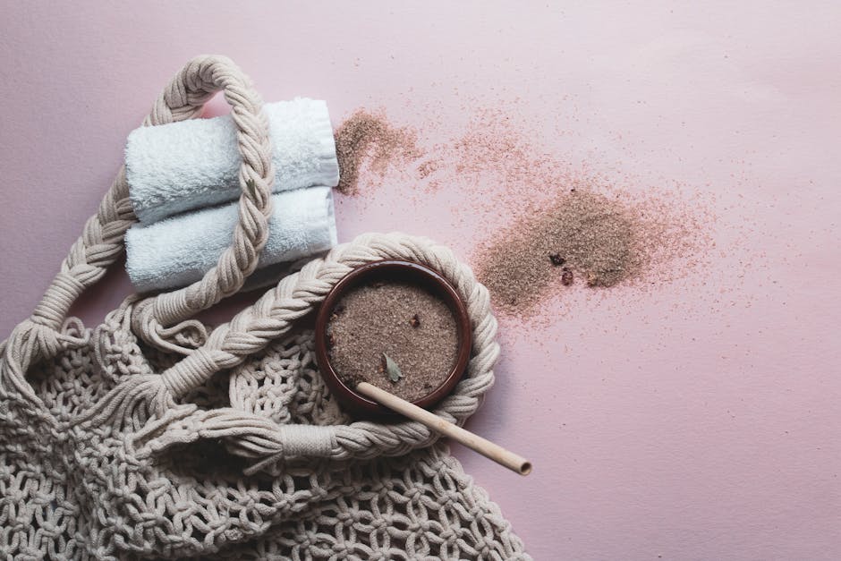 Gommage avant l'été : le rituel complet visage, corps, pieds et cuir chevelu body scrub sugar oil homemade exfoliation spa treatment natural