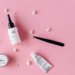 unusual natural skincare ingredients beauty cosmetic flat lay