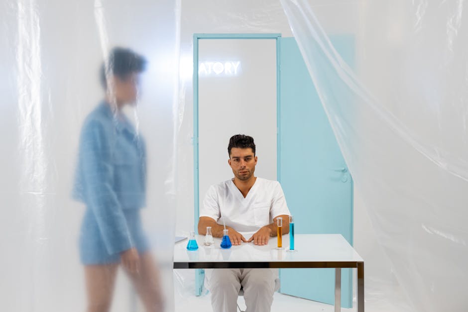 Diagnostic génétique et vieillissement cutané : personnaliser son programme anti-âge grâce à l'ADN DNA helix laboratory scientific research beauty skin aging