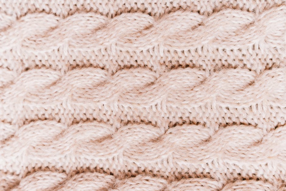 natural fiber wool clothing close up texture winter