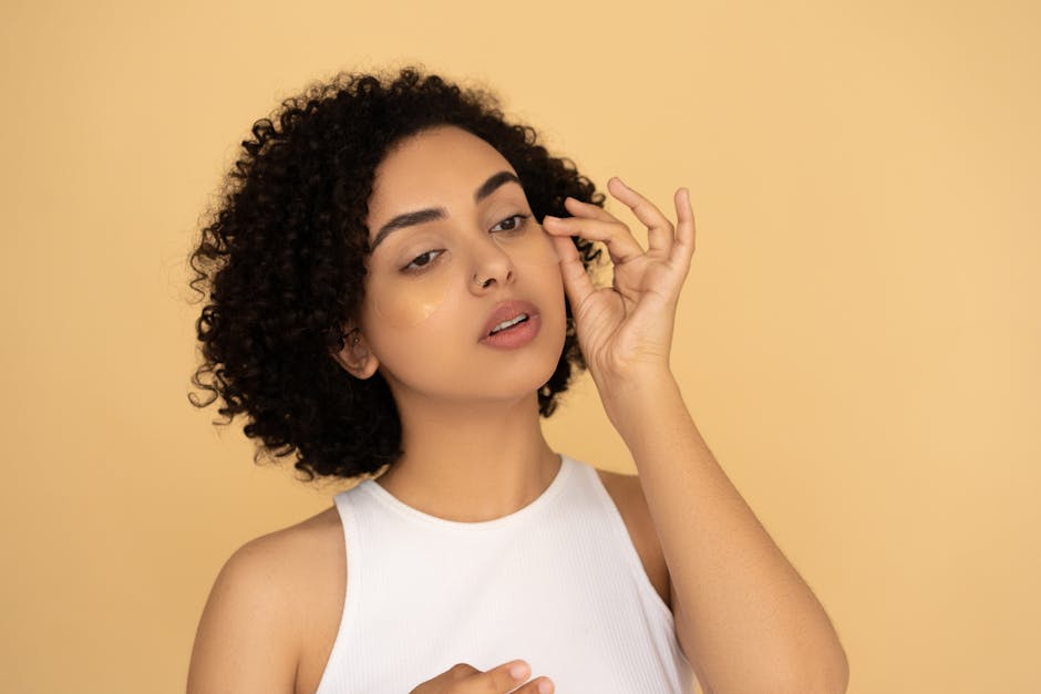 concealer under eye circles tired woman beauty