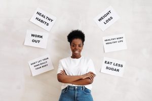 Perdre du poids sans abîmer sa peau : le guide complet pour une silhouette et un teint au top woman healthy skin weight loss nutrition beauty routine lifestyle landscape