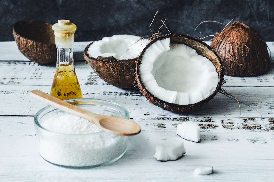 coconut oil beauty skincare natural ingredient landscape