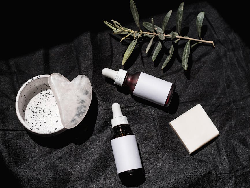 Huile visage pour peau grasse : idées reçues et bonne routine à adopter essential oils dropper bottles natural skincare ingredients