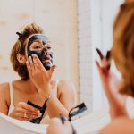 activated charcoal skincare beauty black mask purifying landscape
