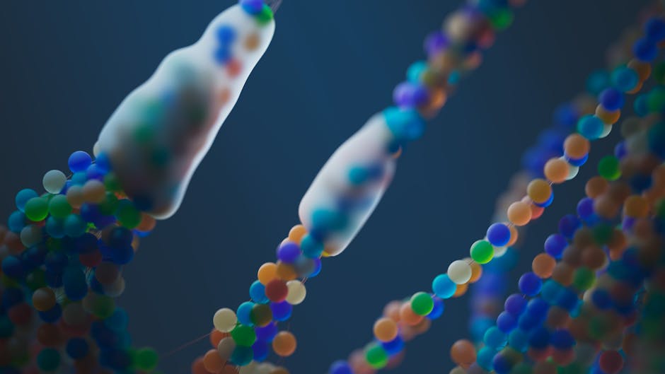 Le gène roux MC1R ferait paraître deux ans plus jeune : que dit la science ? DNA helix molecular science biology research illustration
