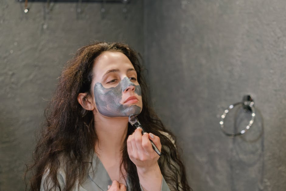 activated charcoal skincare beauty routine face mask landscape