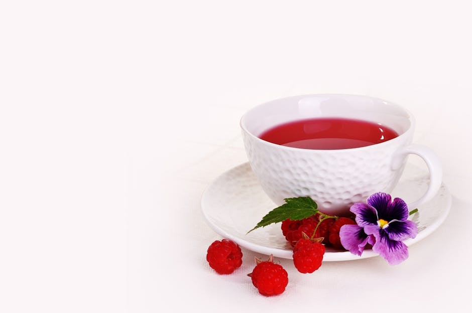 woman eating berries drinking green tea healthy lifestyle