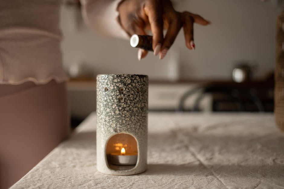 Huiles essentielles pour se réchauffer en hiver : guide complet et conseils d'utilisation diffuser essential oils cozy winter home atmosphere