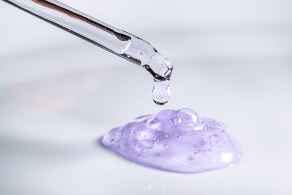 lightweight gel moisturizer texture close up skincare summer hydration