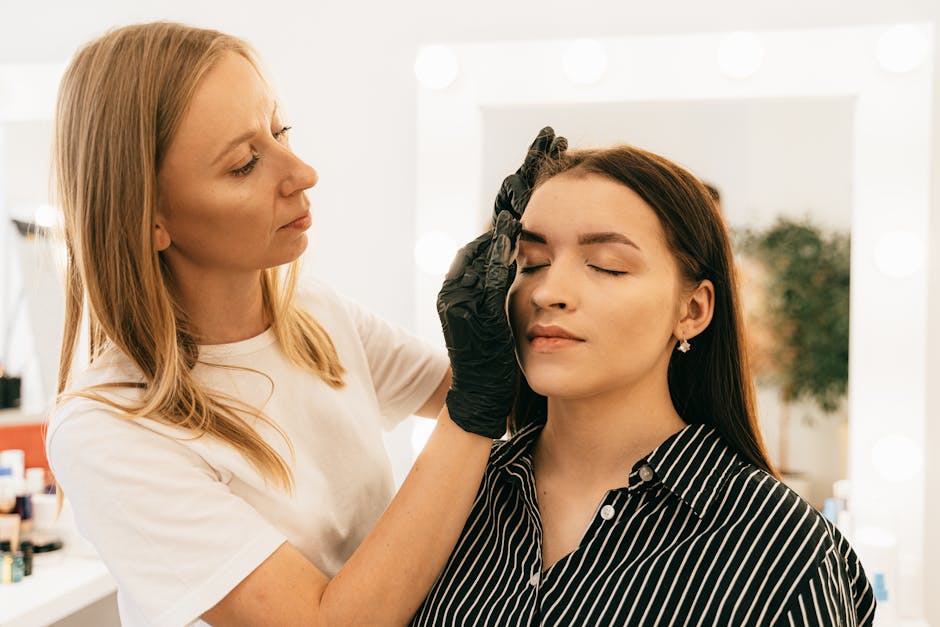 eyebrow pencil technique step by step filling sparse brows
