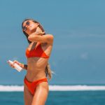 woman sunscreen summer skin protection landscape